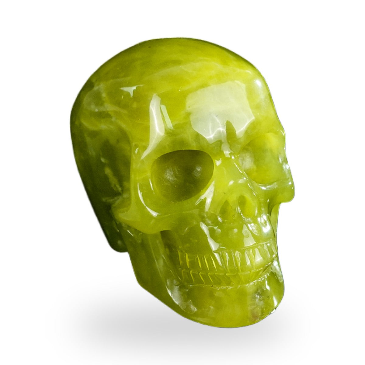 Serpentine crystal skull 2.2" SKH20XJ02 photo 2
