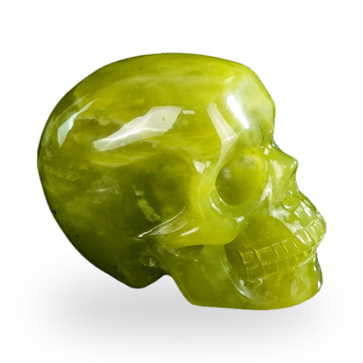 Serpentine crystal skull 2.2" SKH20XJ02 photo 4