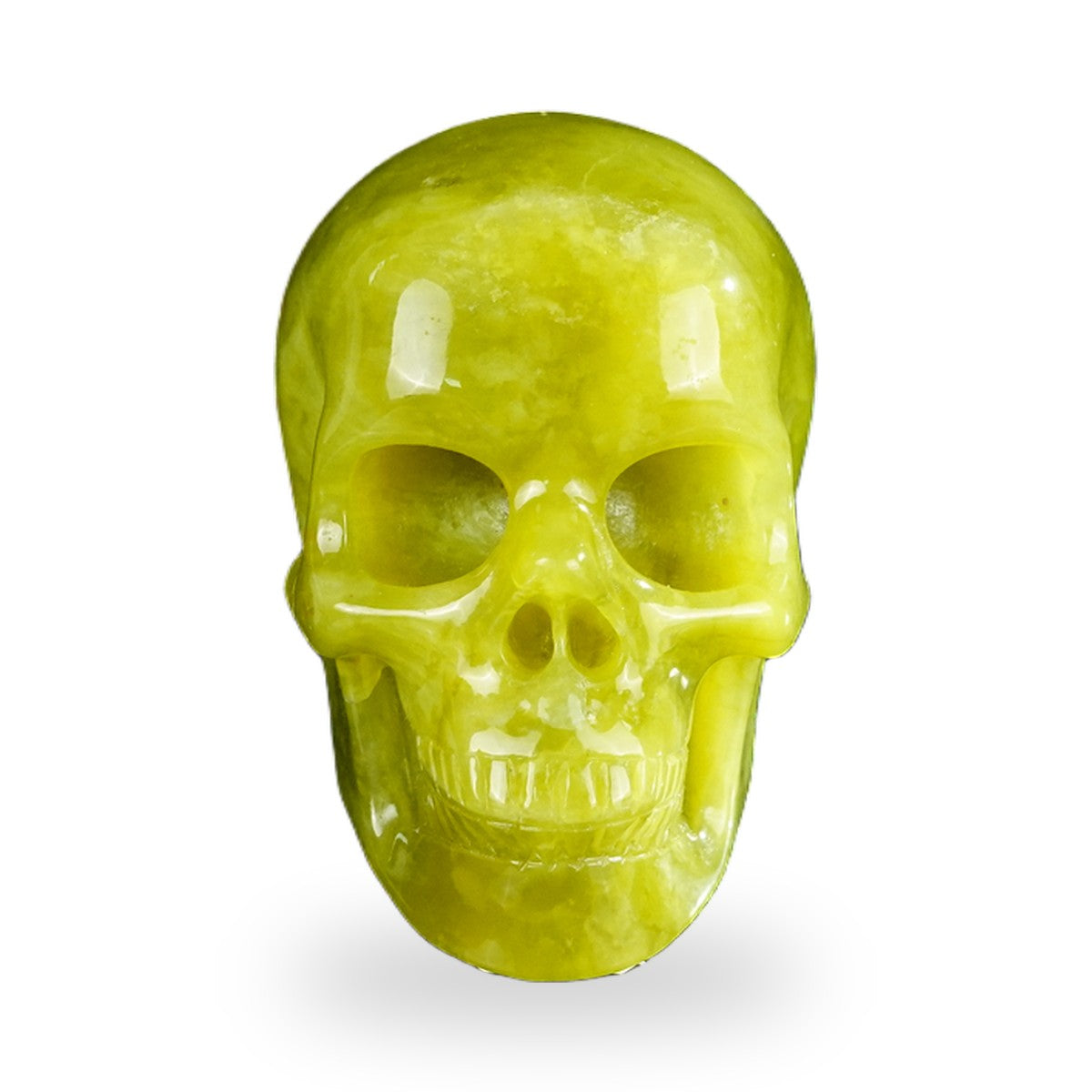 Serpentine crystal skull 2.2" SKH20XJ03 photo 1