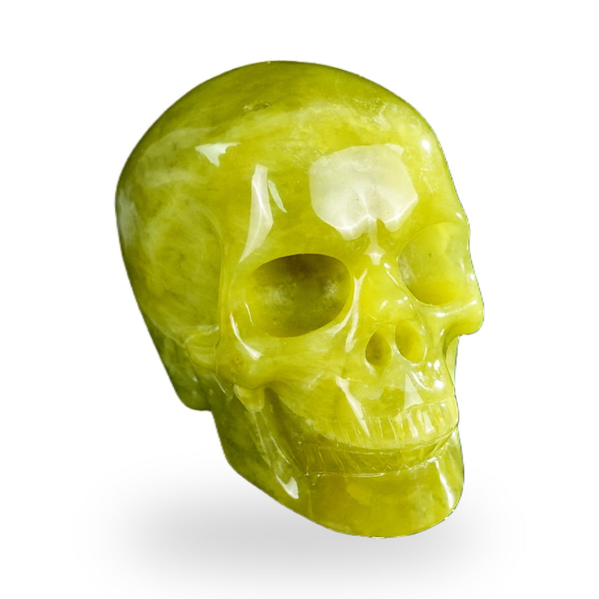 Serpentine crystal skull 2.2" SKH20XJ03 photo 2