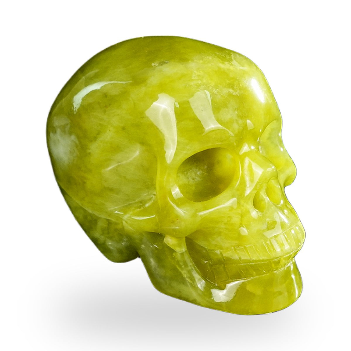 Serpentine crystal skull 2.2" SKH20XJ03 photo 3