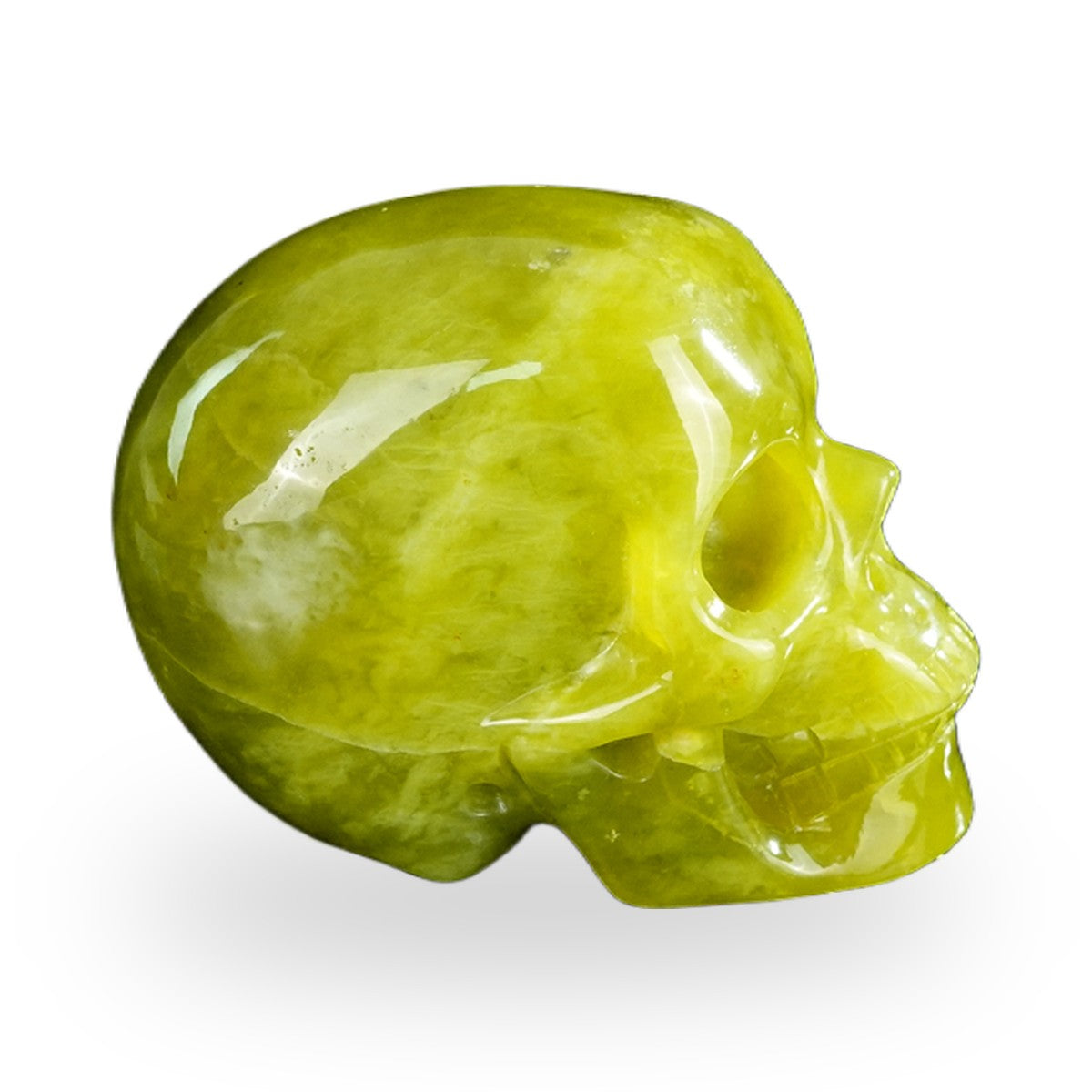 Serpentine crystal skull 2.2" SKH20XJ03 photo 4