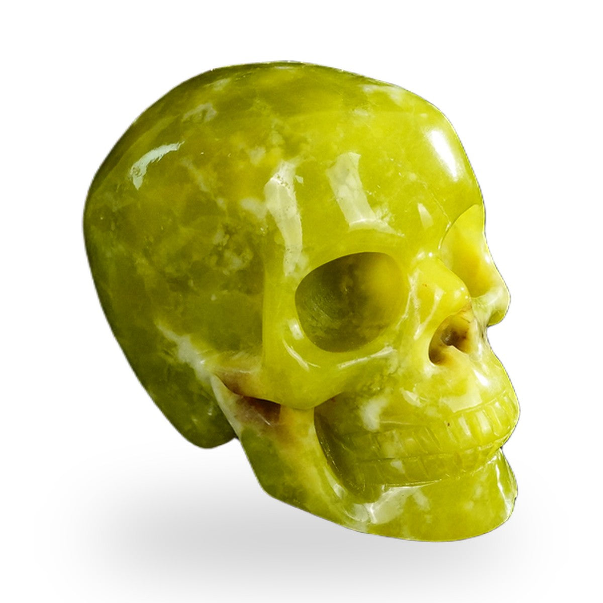 Serpentine crystal skull 2.2" SKH20XJ04 photo 4