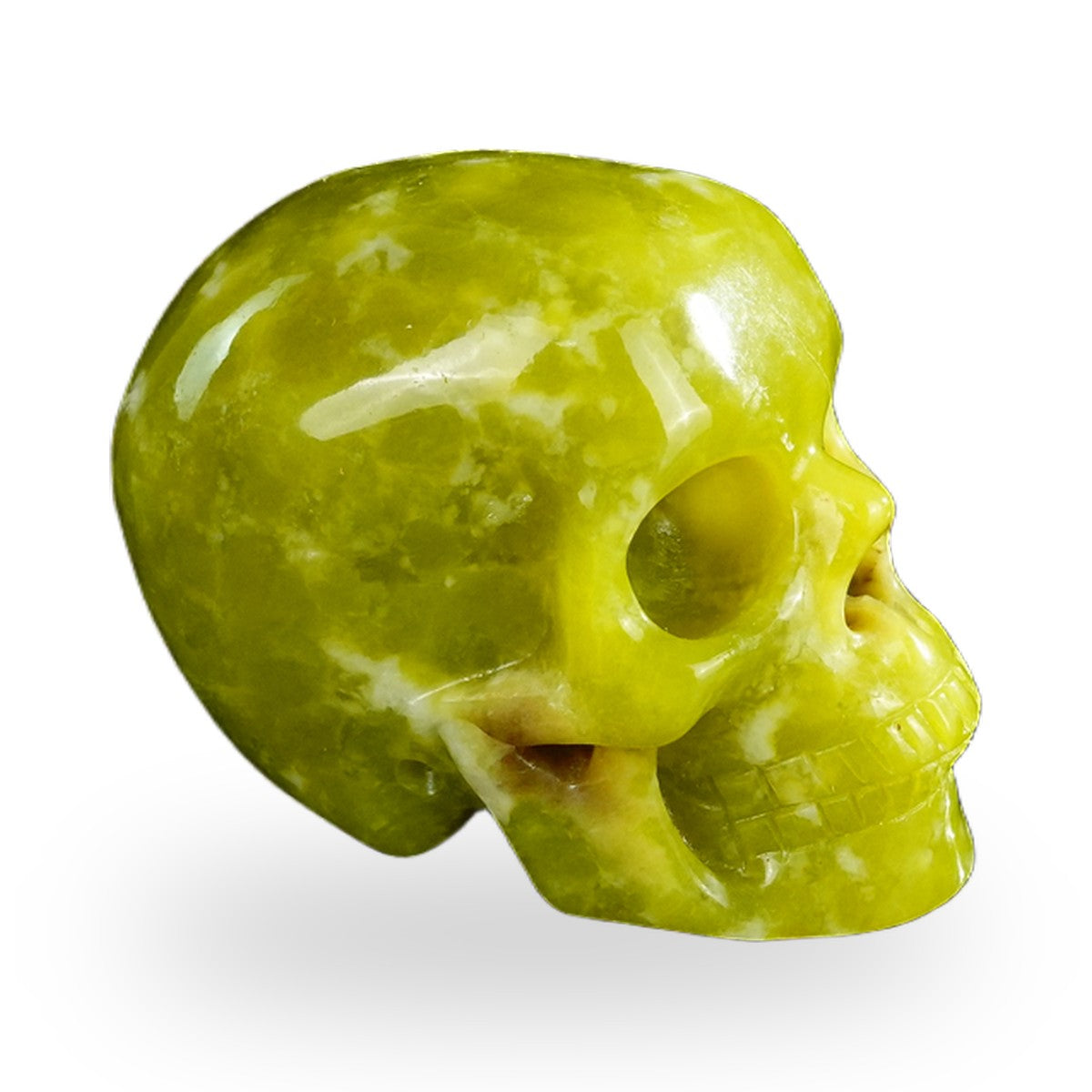Serpentine crystal skull 2.2" SKH20XJ04 photo 5