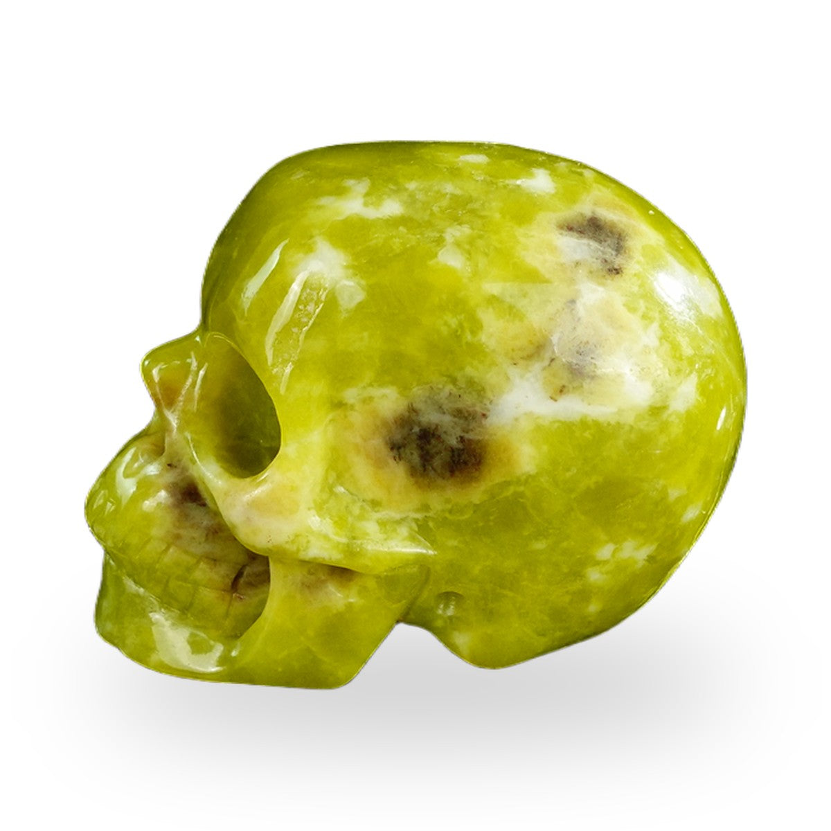 Serpentine crystal skull 2.2" SKH20XJ04 photo 7