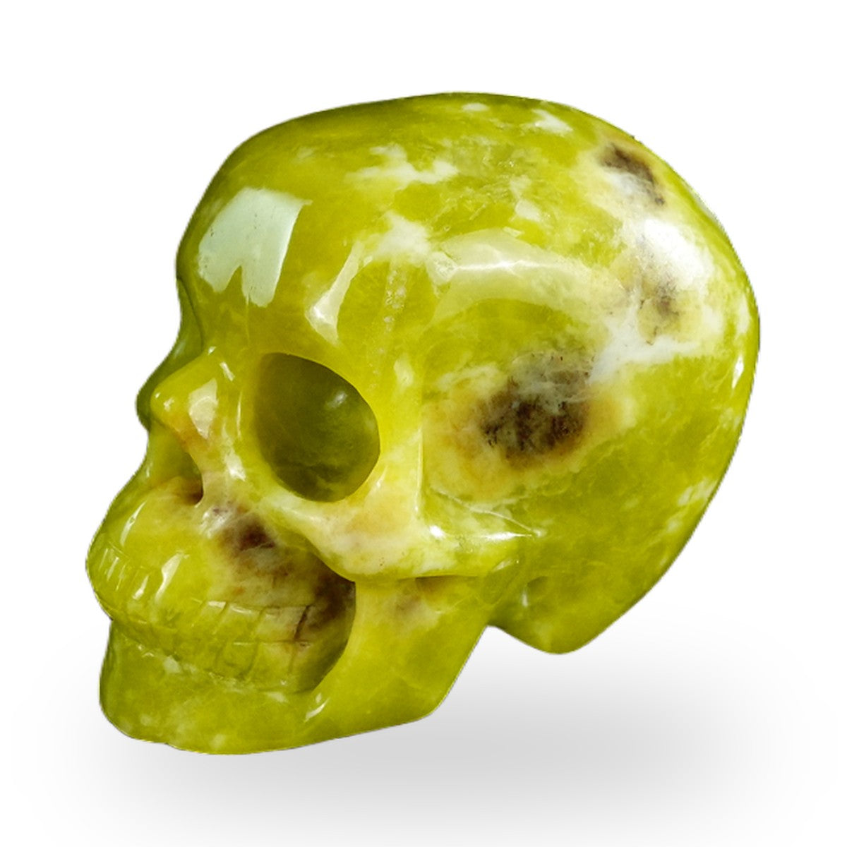 Serpentine crystal skull 2.2" SKH20XJ04 photo 8