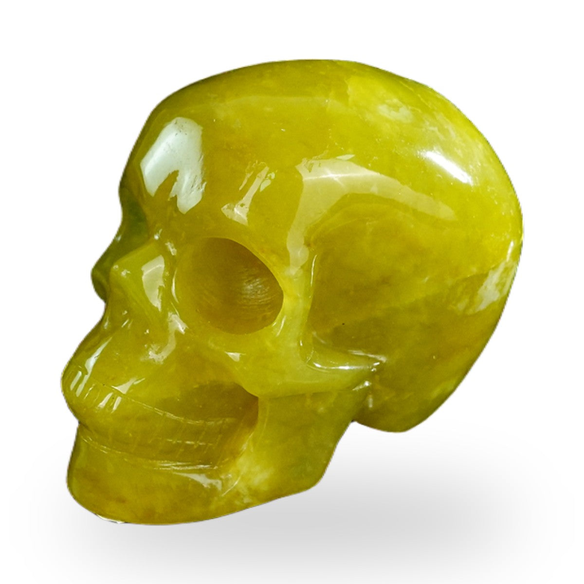 Serpentine crystal skull 2.2" SKH20XJ05 photo 8