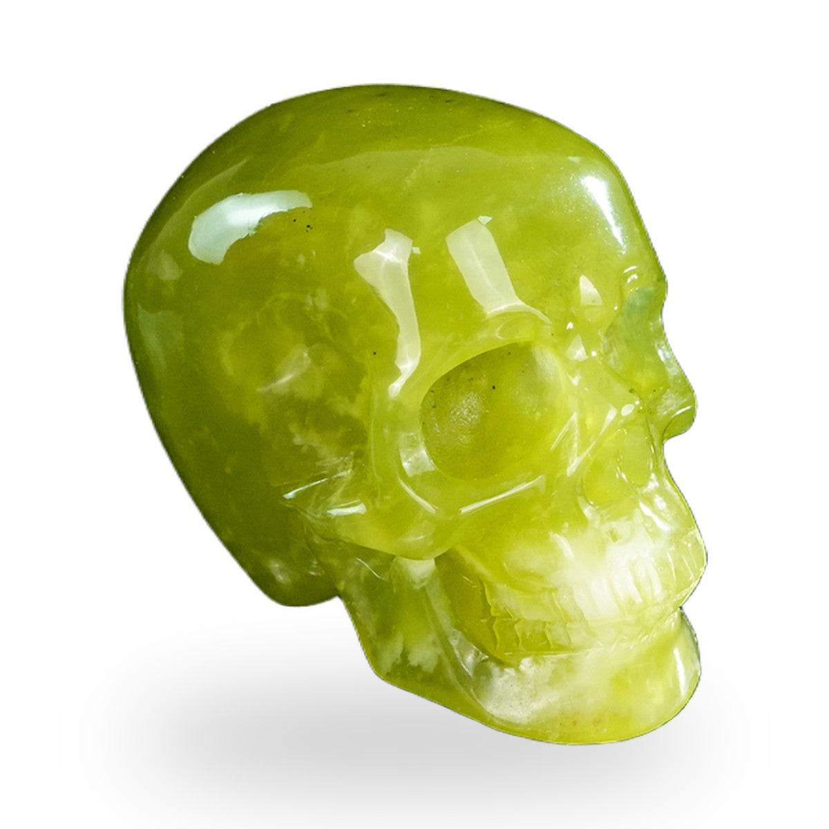 Serpentine crystal skull 2.2" SKH20XJ06 photo 3