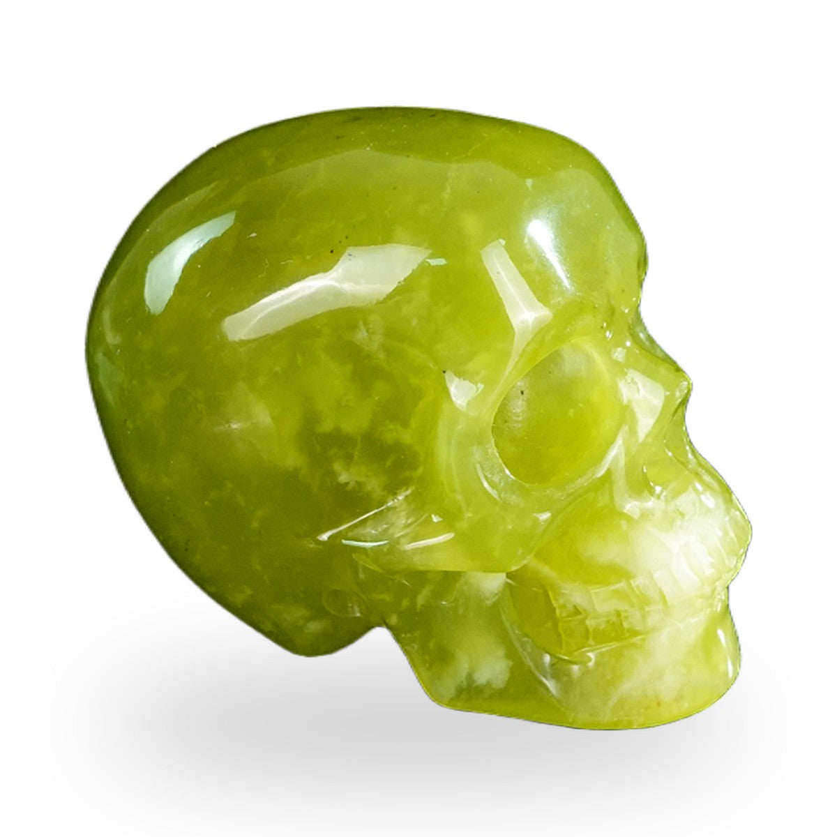 Serpentine crystal skull 2.2" SKH20XJ06 photo 4