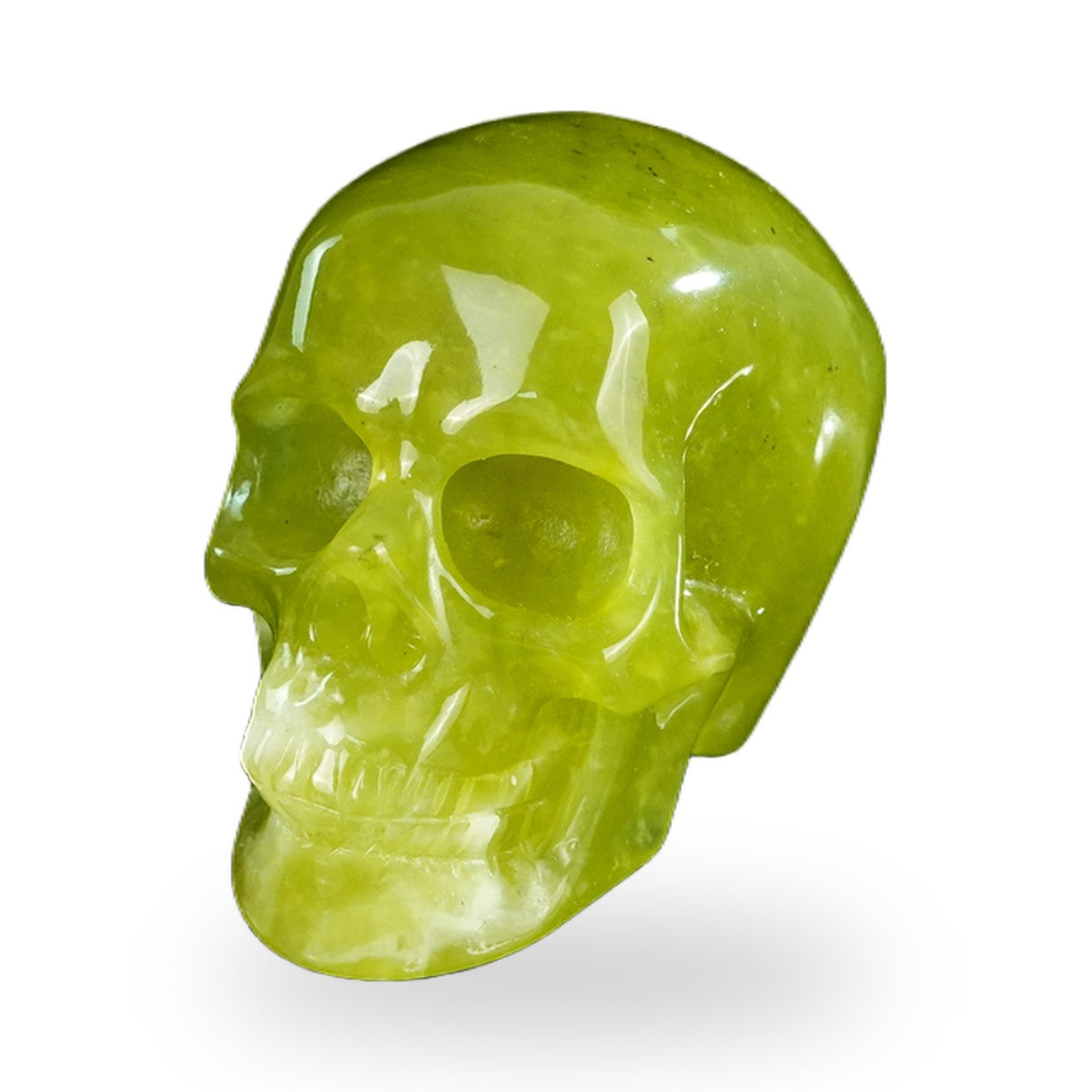 Serpentine crystal skull 2.2" SKH20XJ06 photo 8