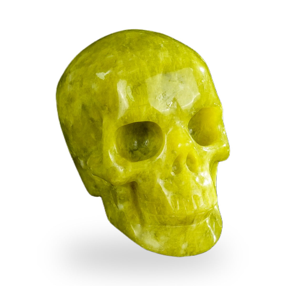 Serpentine crystal skull 2.2" SKH20XJ07 photo 2