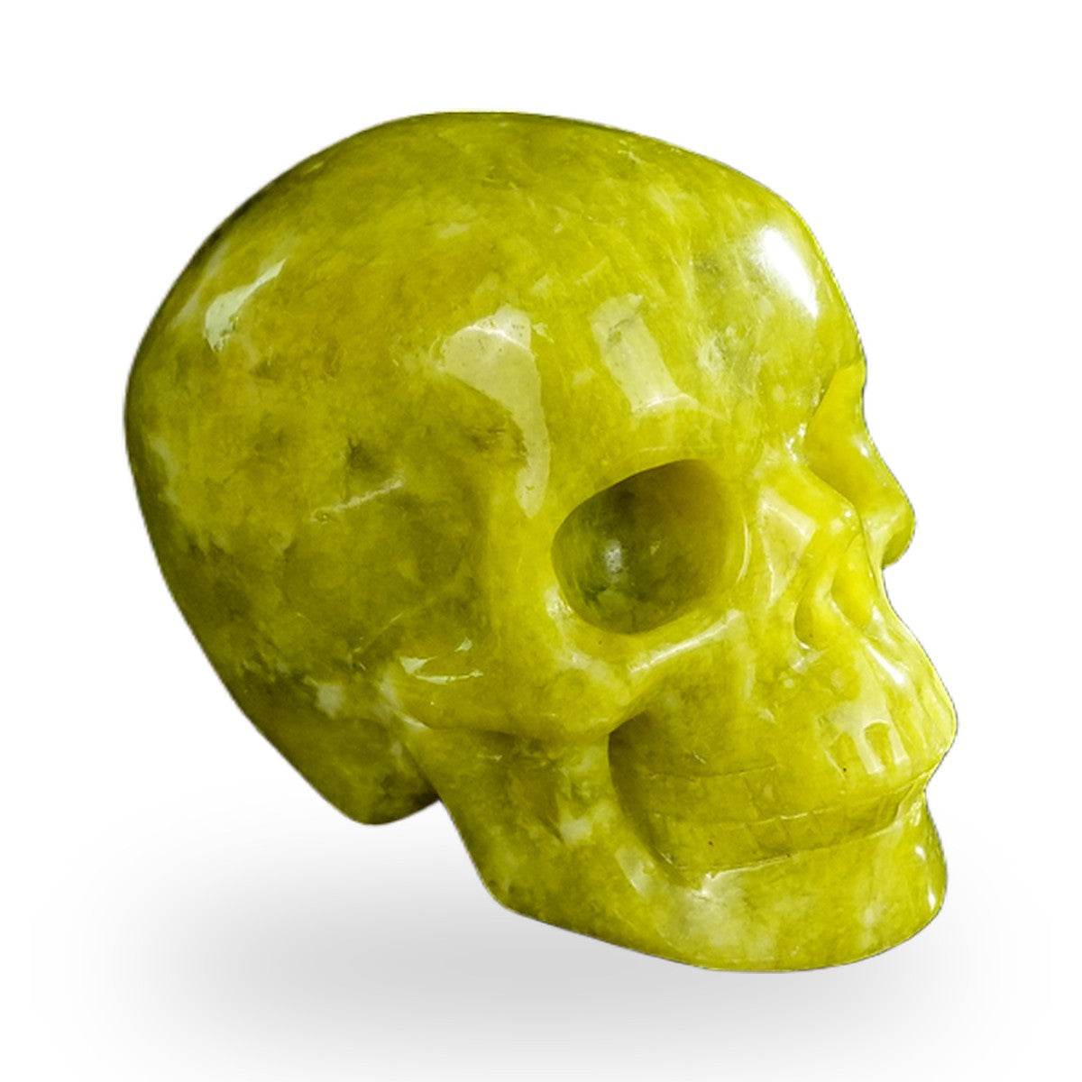 Serpentine crystal skull 2.2" SKH20XJ07 photo 3