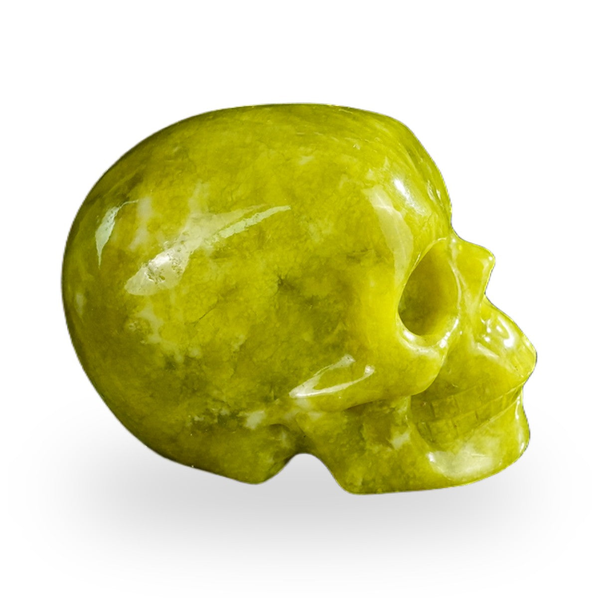Serpentine crystal skull 2.2" SKH20XJ07 photo 4