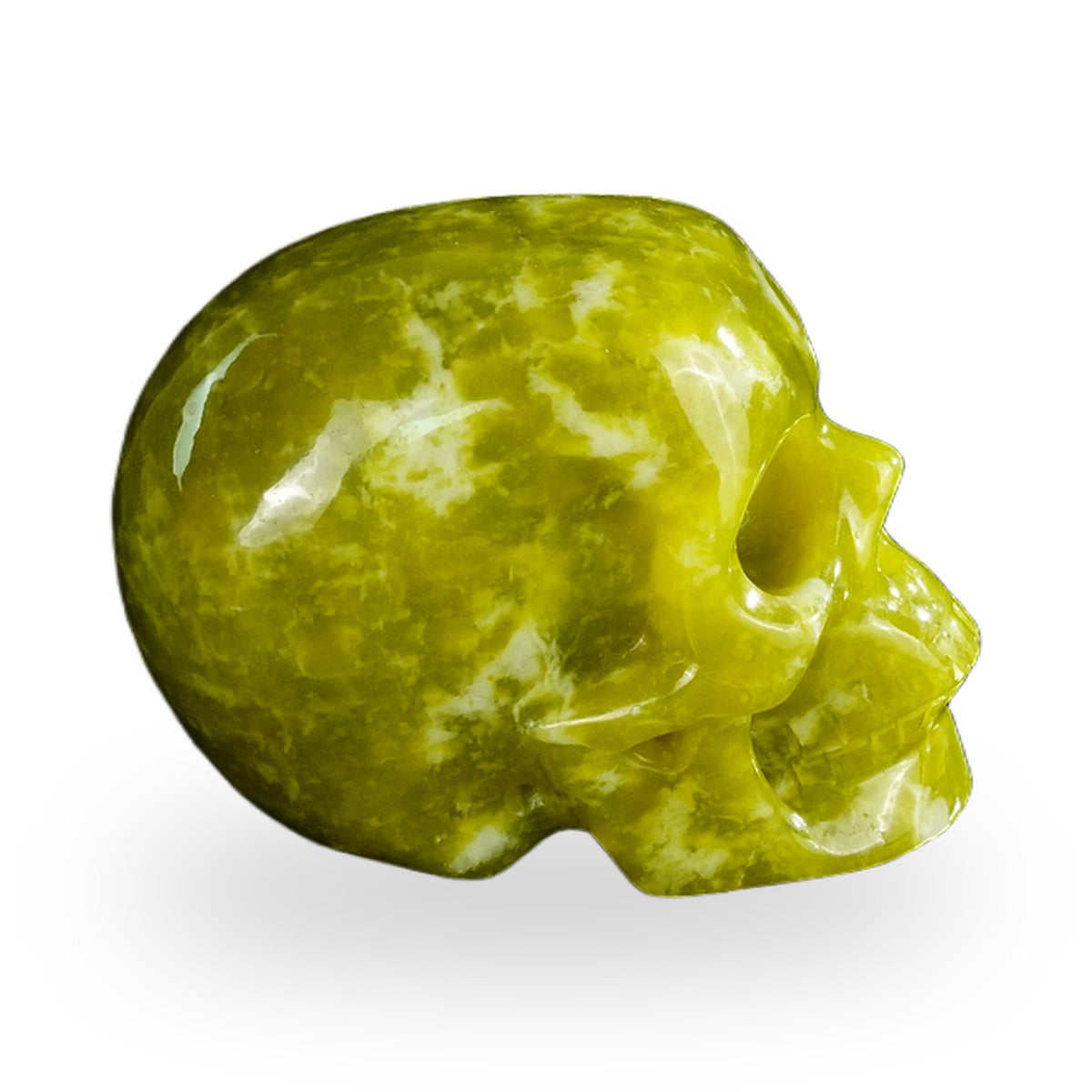 Serpentine crystal skull 2.2" SKH20XJ08 photo 4