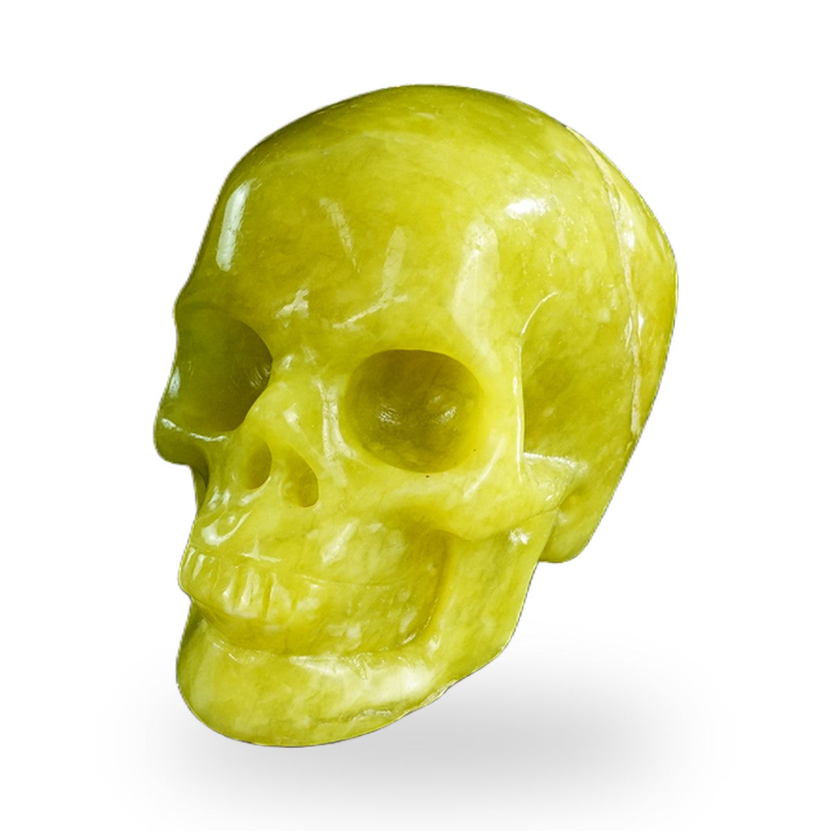 Serpentine crystal skull 2.2" SKH20XJ09 photo 2