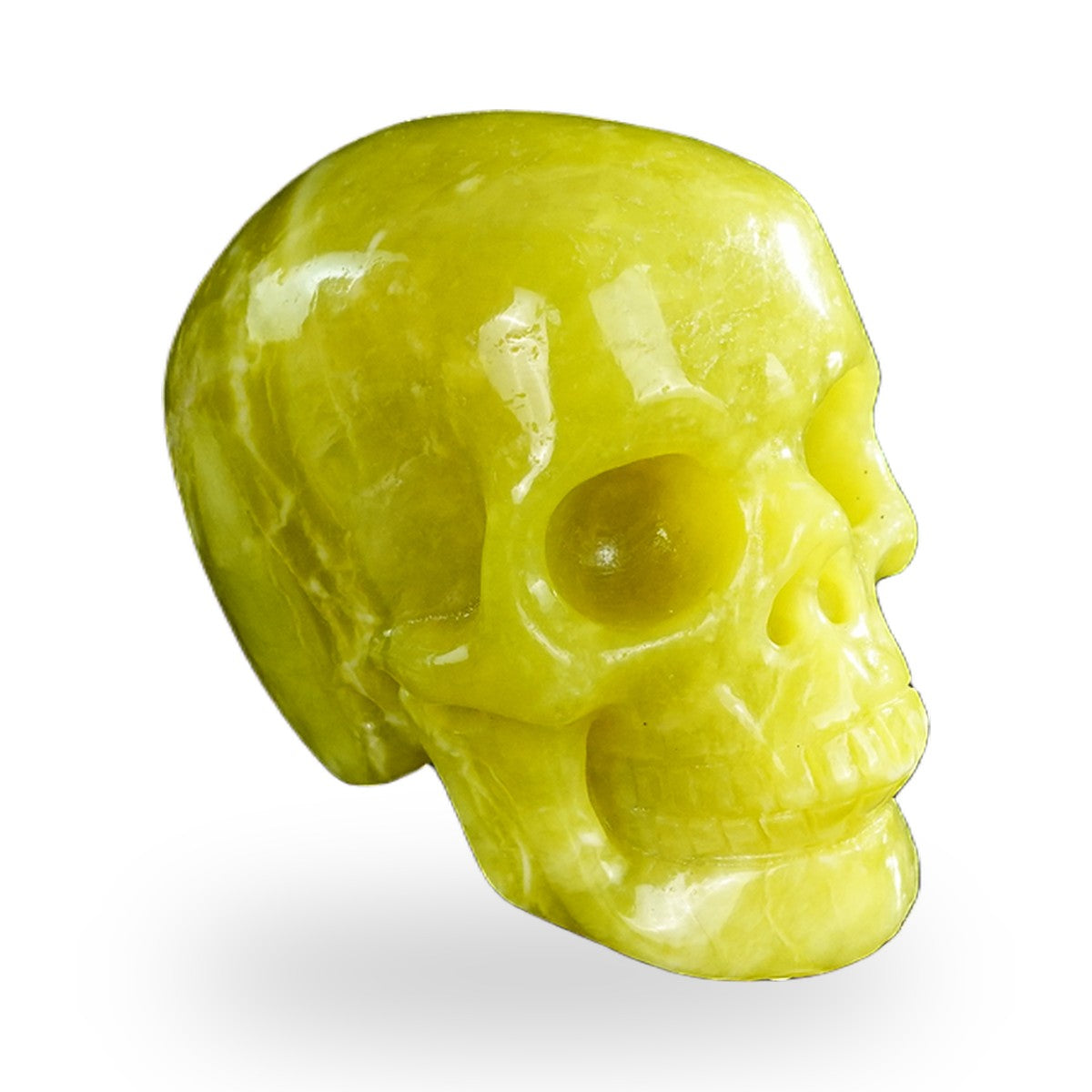 Serpentine crystal skull 2.2" SKH20XJ09 photo 4