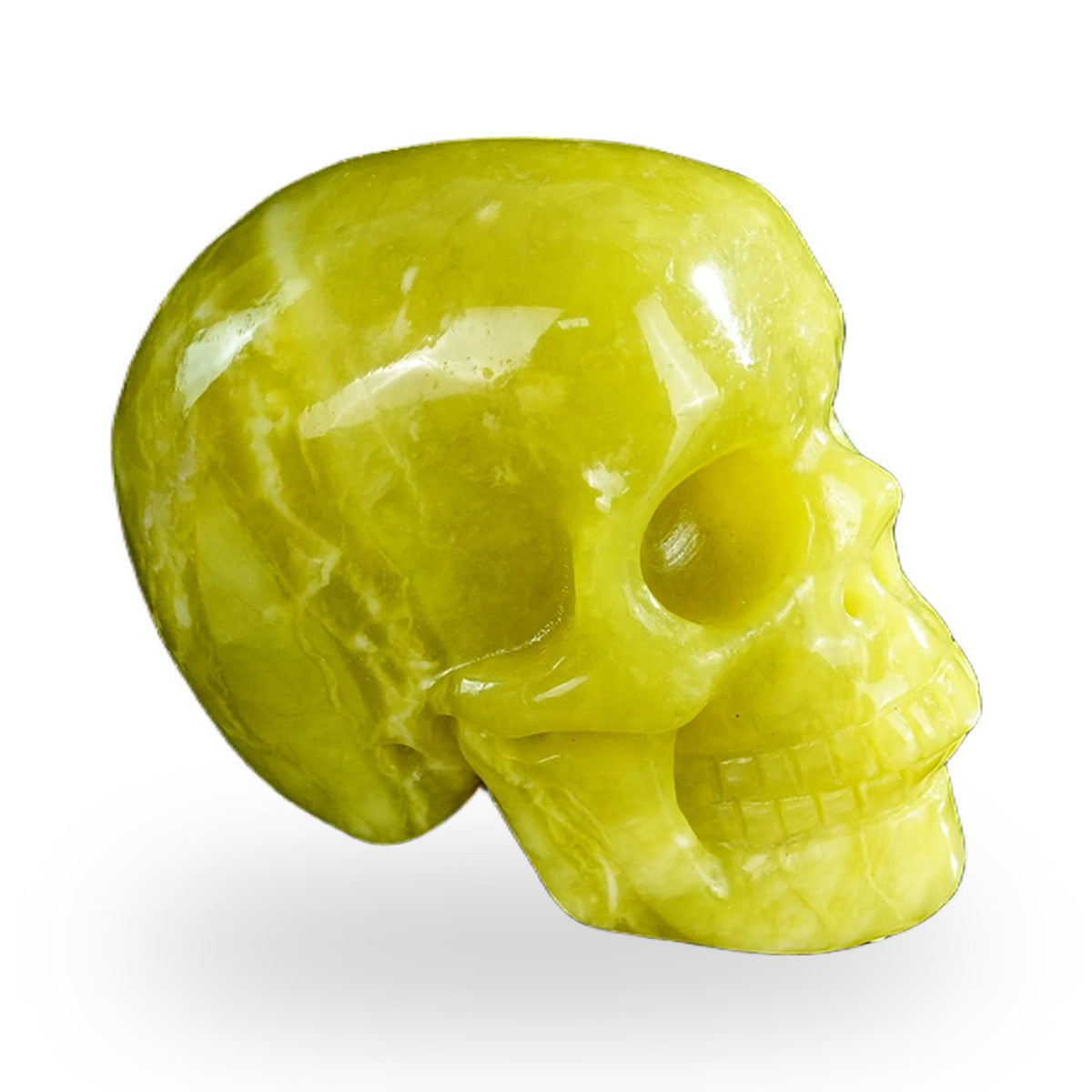 Serpentine crystal skull 2.2" SKH20XJ09 photo 5