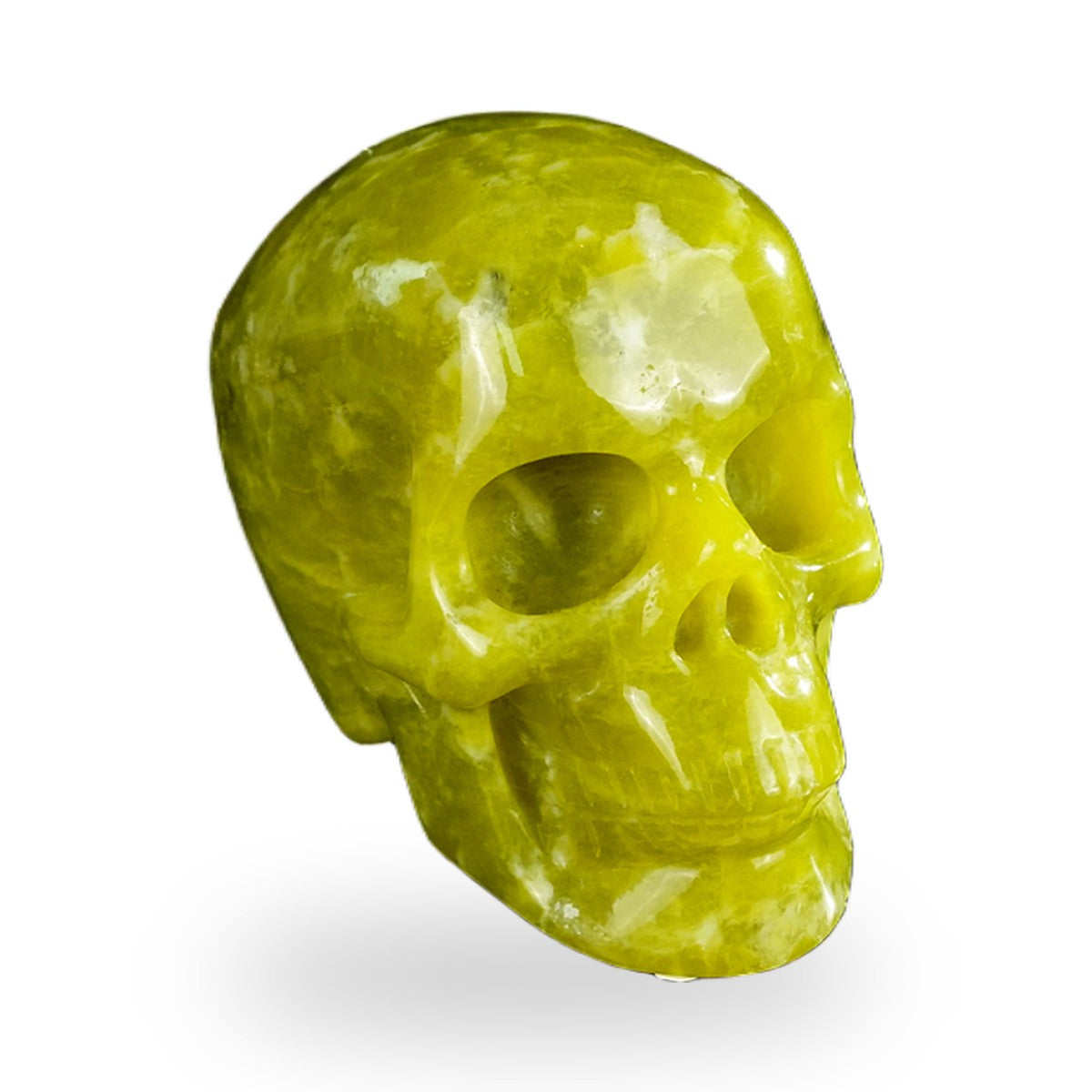 Serpentine crystal skull 2.2" SKH20XJ10 photo 2