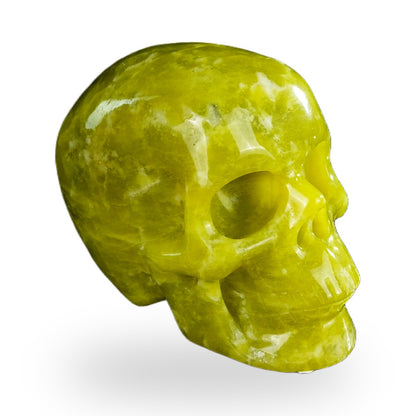 Serpentine crystal skull 2.2" SKH20XJ10 photo 3