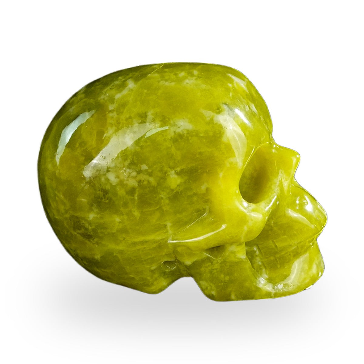 Serpentine crystal skull 2.2" SKH20XJ10 photo 4