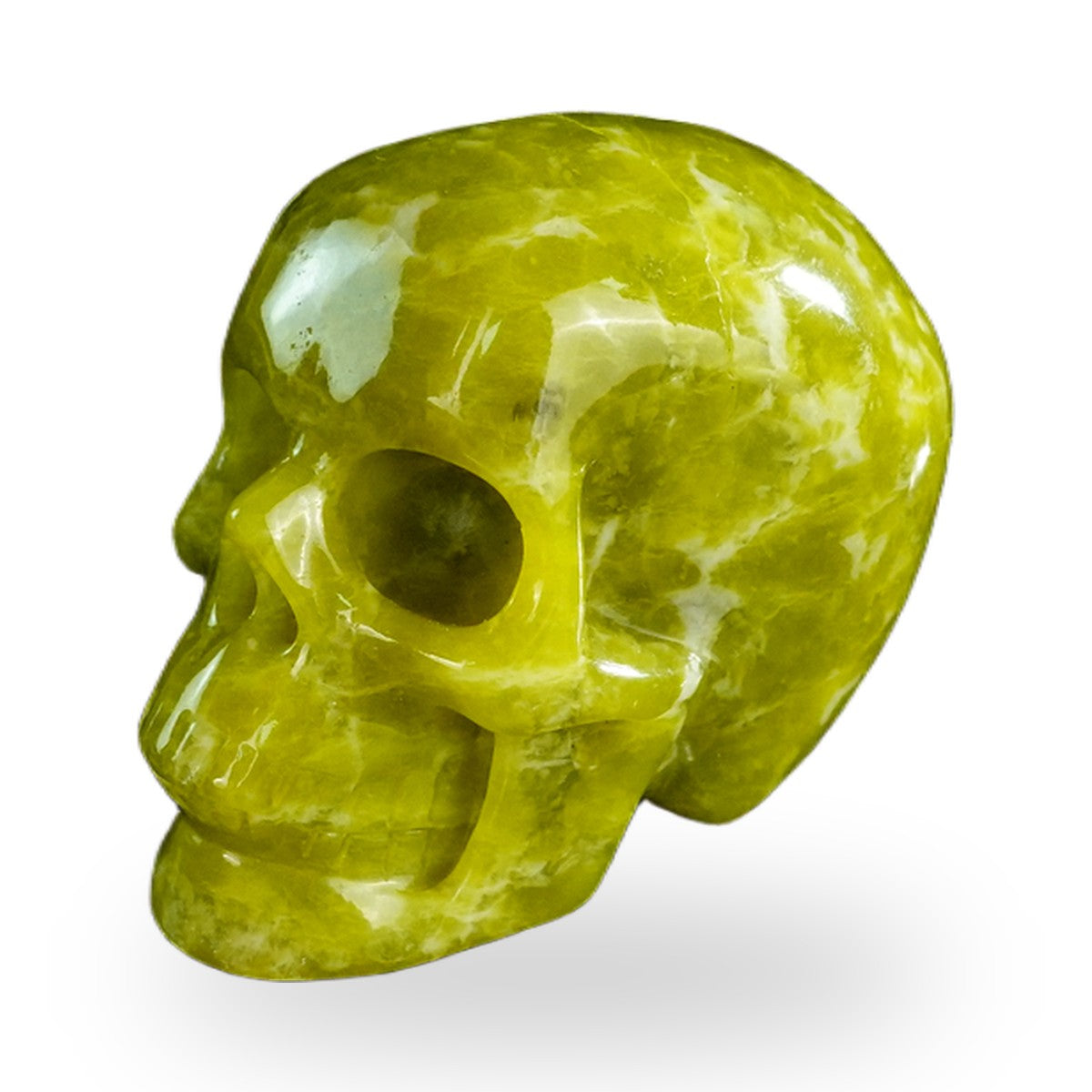 Serpentine crystal skull 2.2" SKH20XJ10 photo 7
