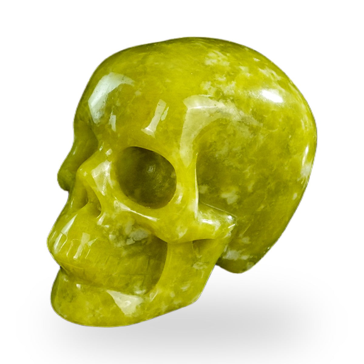 Serpentine crystal skull 2.2" SKH20XJ12 photo 2