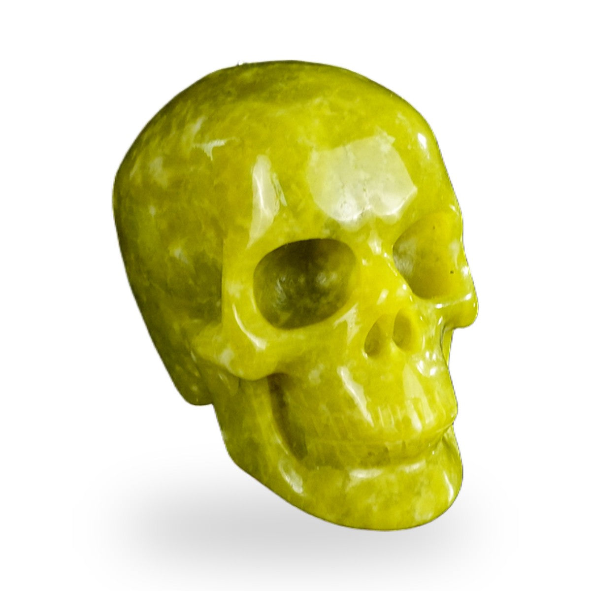 Serpentine crystal skull 2.2" SKH20XJ12 photo 3