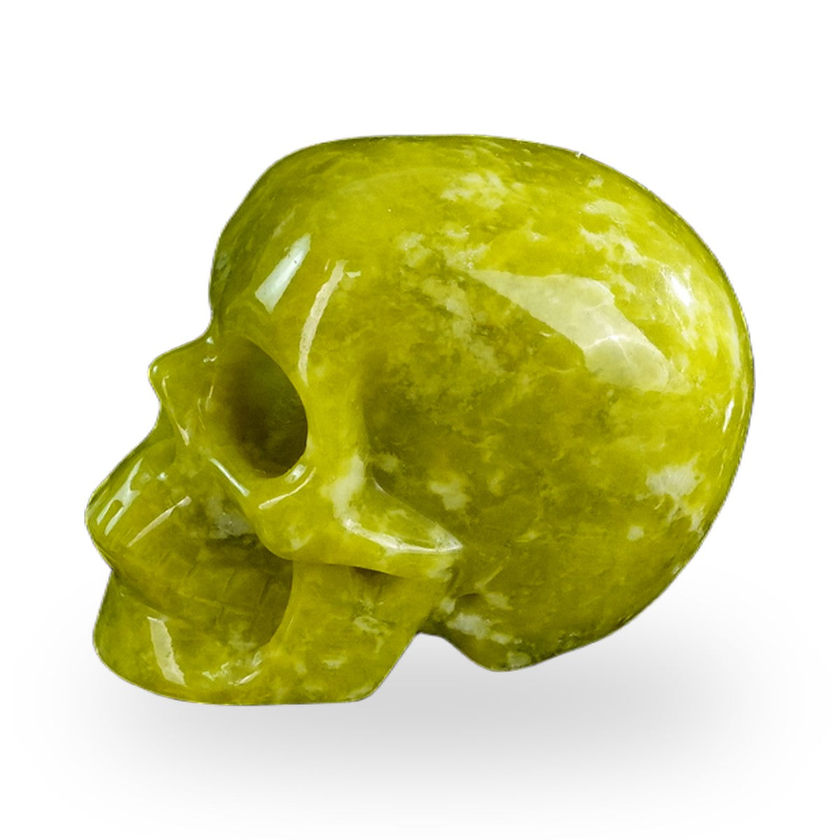 Serpentine crystal skull 2.2" SKH20XJ12 photo 7