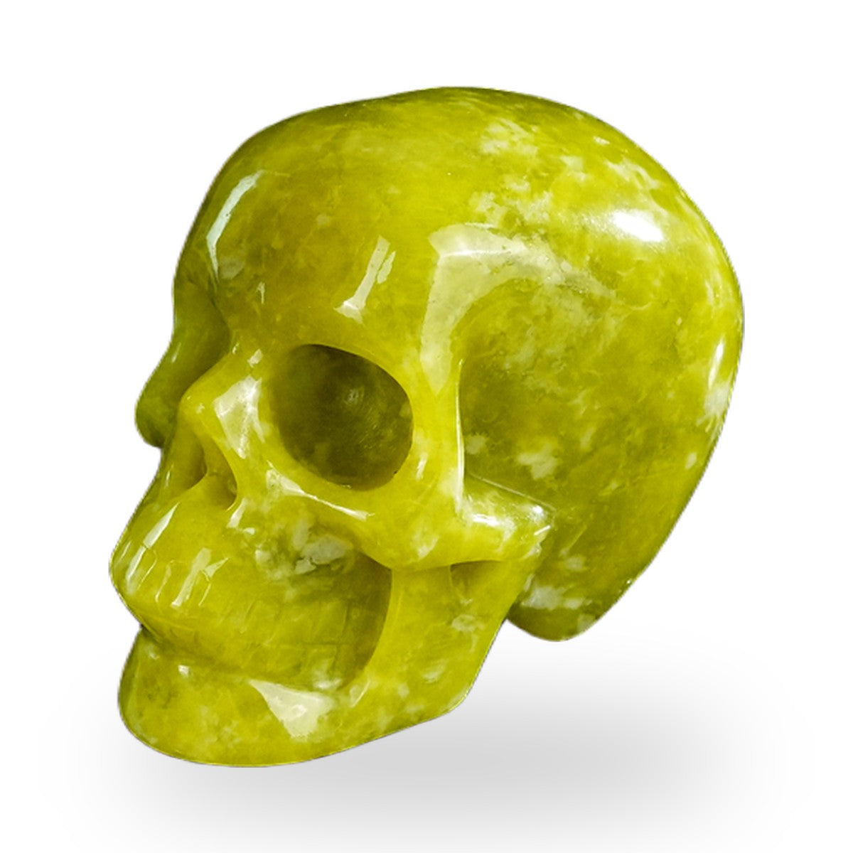 Serpentine crystal skull 2.2" SKH20XJ12 photo 8