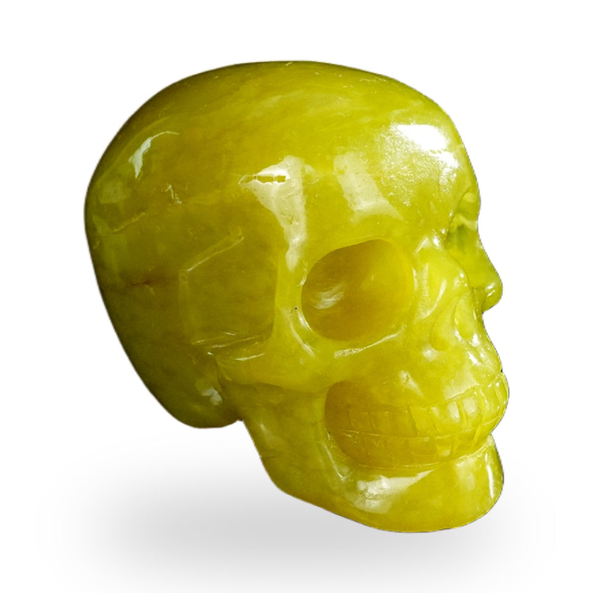 Serpentine crystal skull 2.2" SKH20XJ13 photo 3