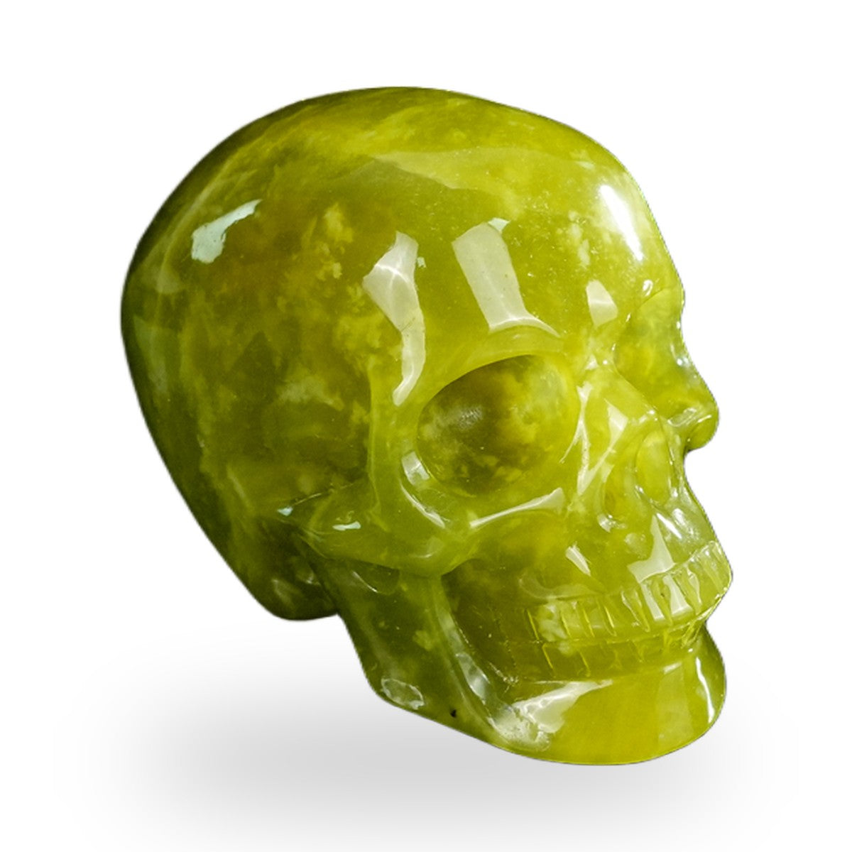 Serpentine crystal skull 2.2" SKH20XJ14 photo 3