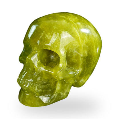 Serpentine crystal skull 2.2" SKH20XJ14 photo 7