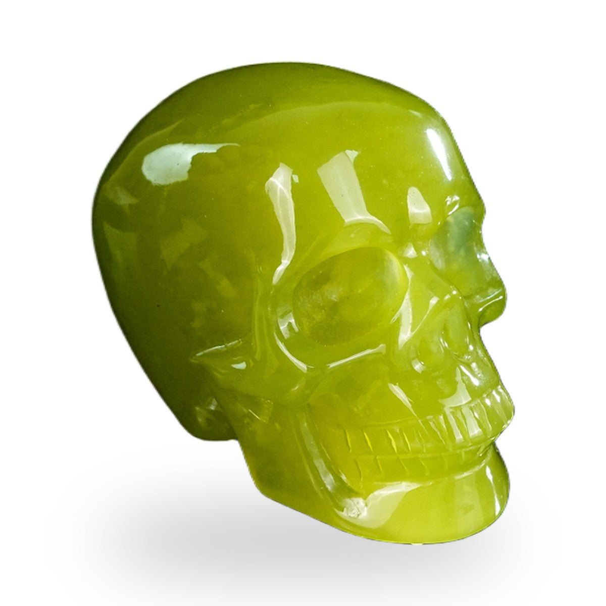 Serpentine crystal skull 2.2" SKH20XJ15 photo 3