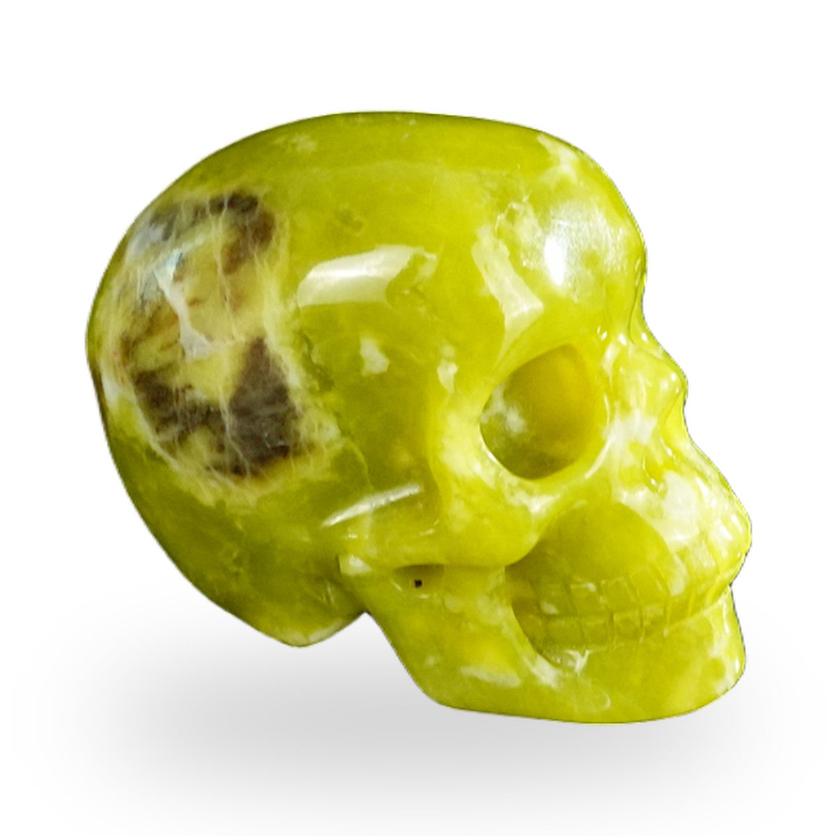 Serpentine crystal skull 2.2" SKH20XJ17 photo 4