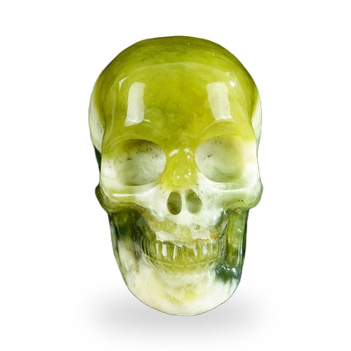 Serpentine crystal skull 2.2" SKH20XJ19 photo 1