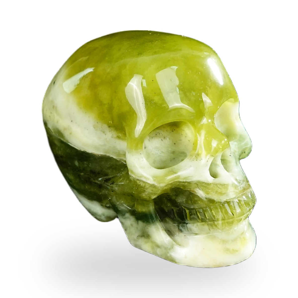 Serpentine crystal skull 2.2" SKH20XJ19 photo 3