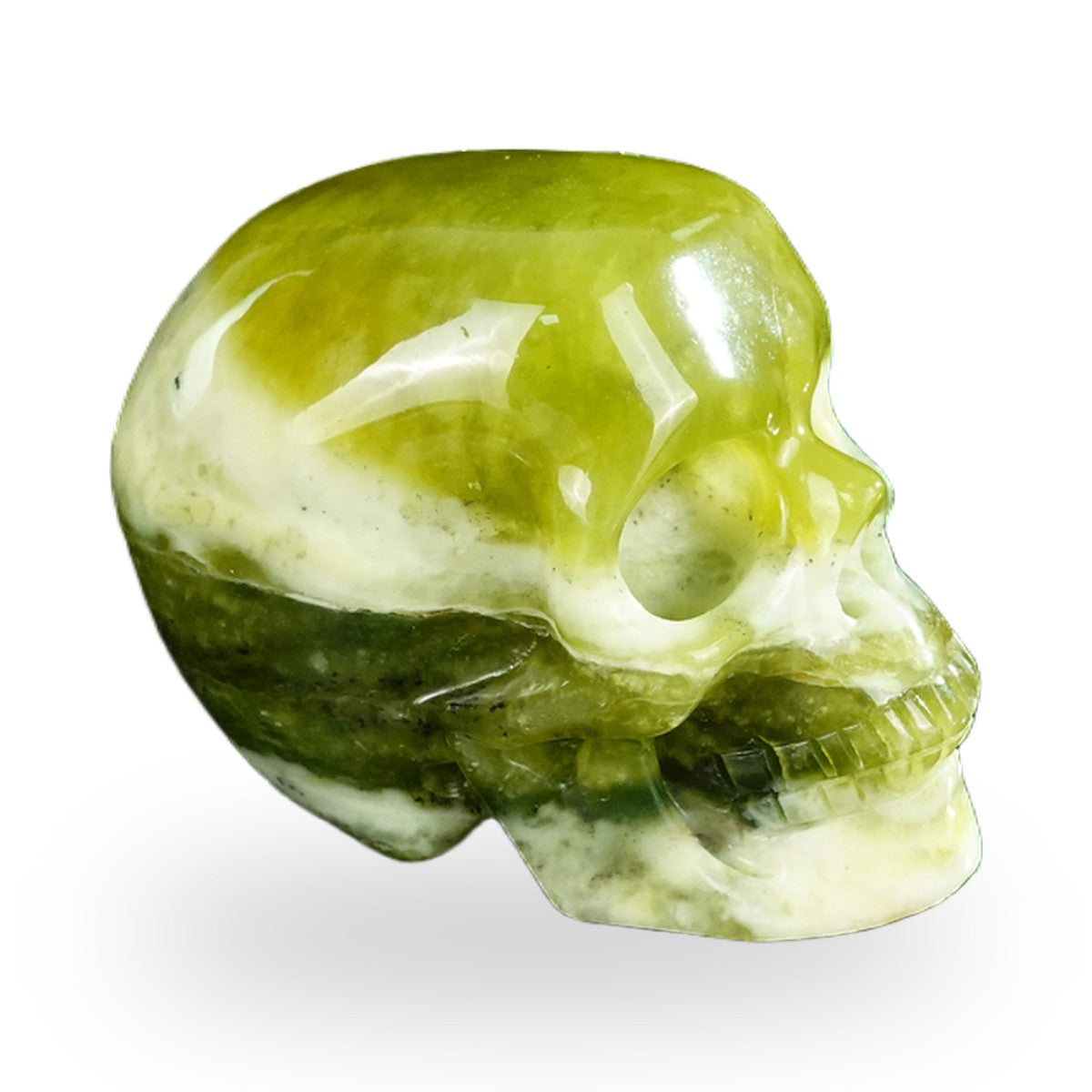Serpentine crystal skull 2.2" SKH20XJ19 photo 4
