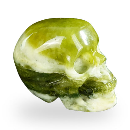 Serpentine crystal skull 2.2" SKH20XJ19 photo 4