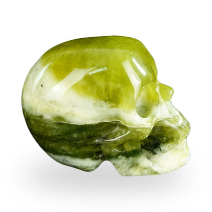 Serpentine crystal skull 2.2" SKH20XJ19 photo 5