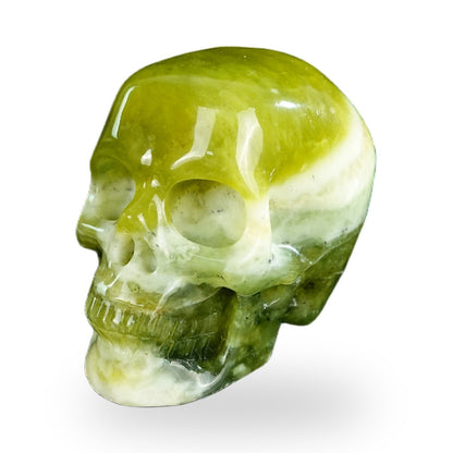 Serpentine crystal skull 2.2" SKH20XJ19 photo 8