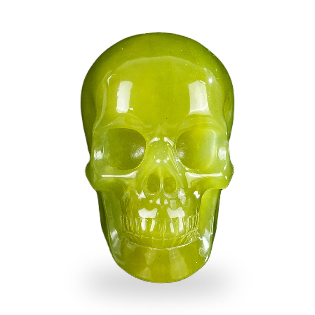 Serpentine crystal skull 2.2" SKH20XJ20 photo 1