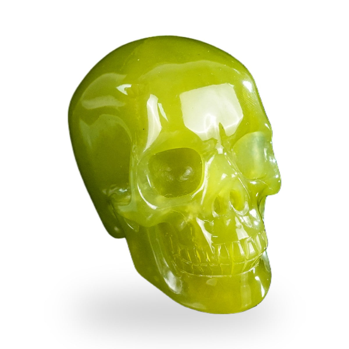 Serpentine crystal skull 2.2" SKH20XJ20 photo 2