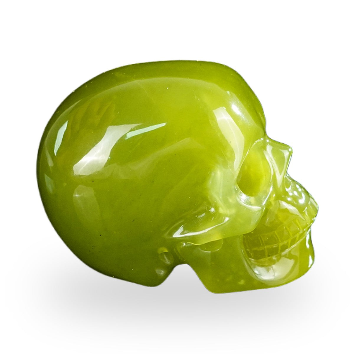 Serpentine crystal skull 2.2" SKH20XJ20 photo 5