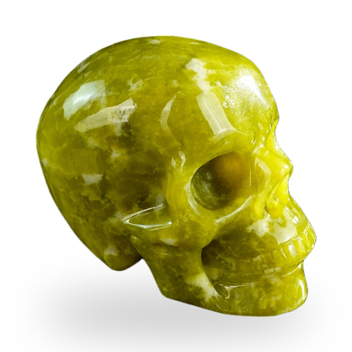 Serpentine crystal skull 3" SKH30XJ02 photo 4