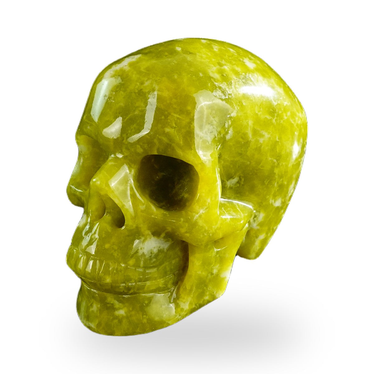 Serpentine crystal skull 3" SKH30XJ02 photo 8