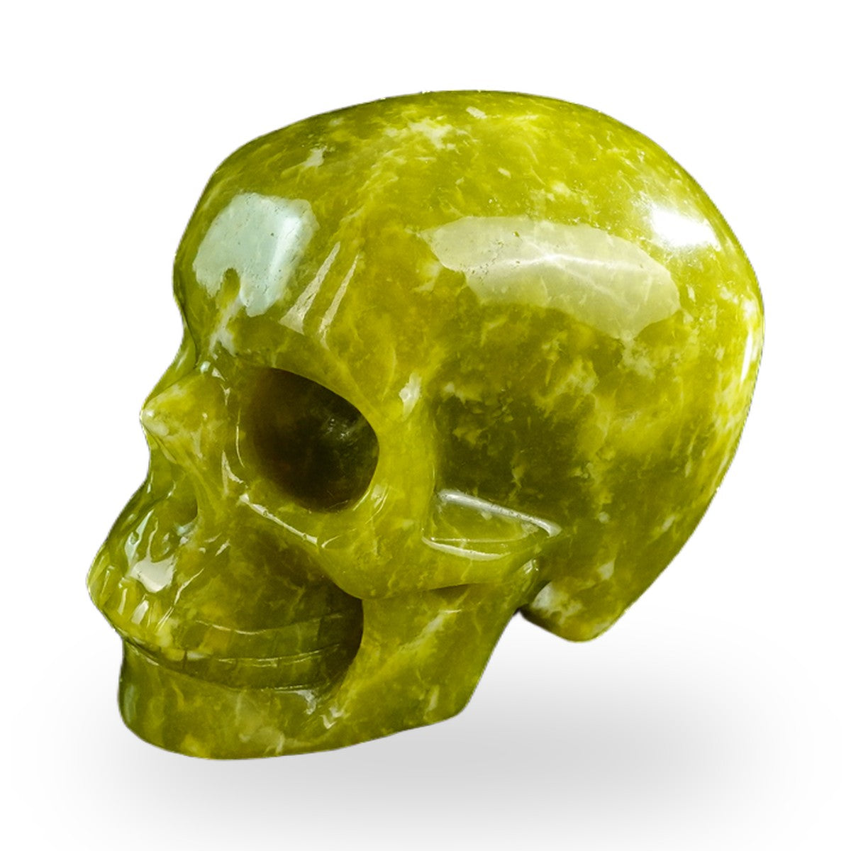 Serpentine crystal skull 3" SKH30XJ03 photo 8
