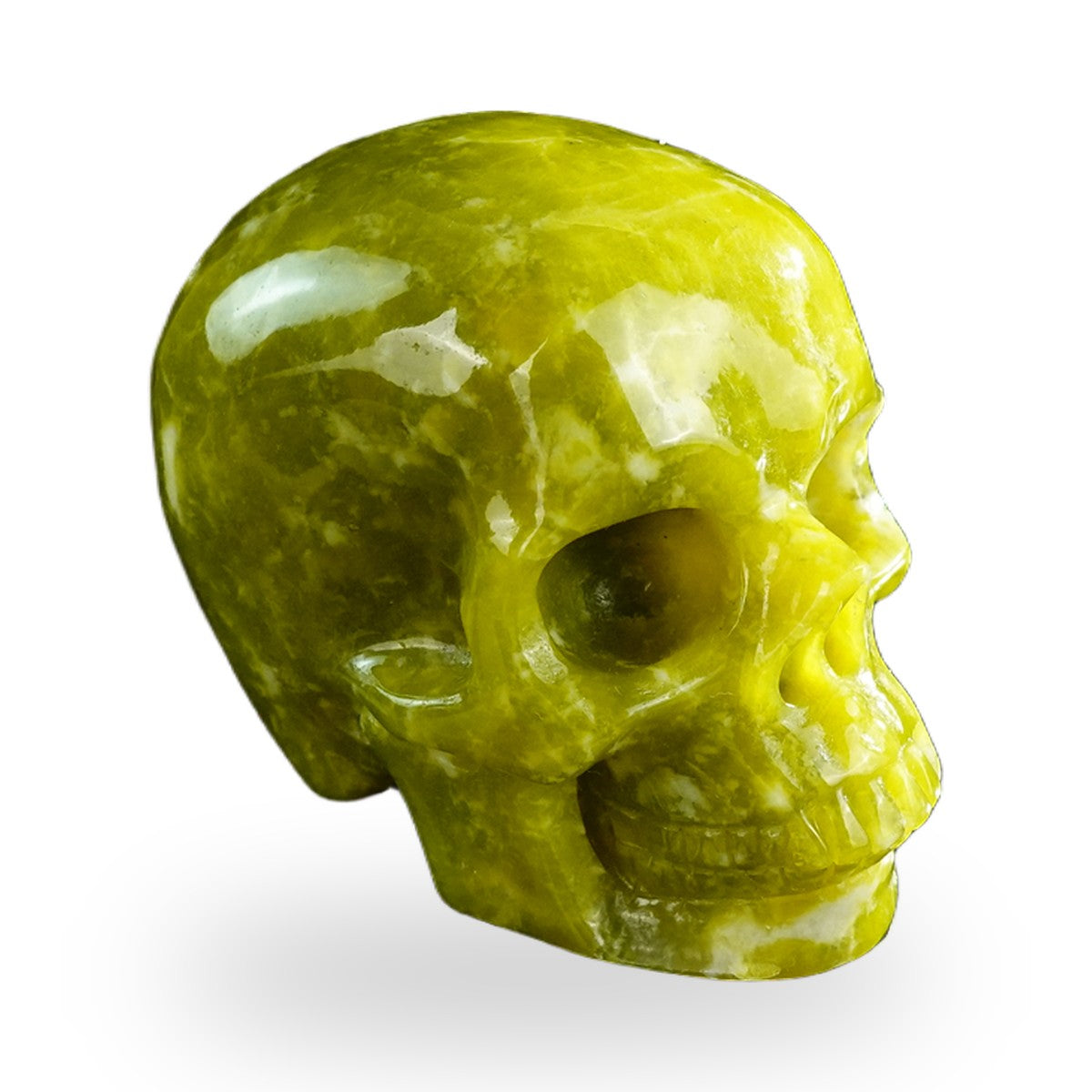 Serpentine crystal skull 3" SKH30XJ05 photo 3
