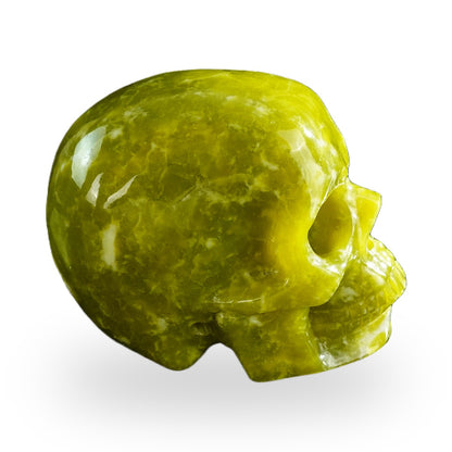 Serpentine crystal skull 3" SKH30XJ05 photo 5