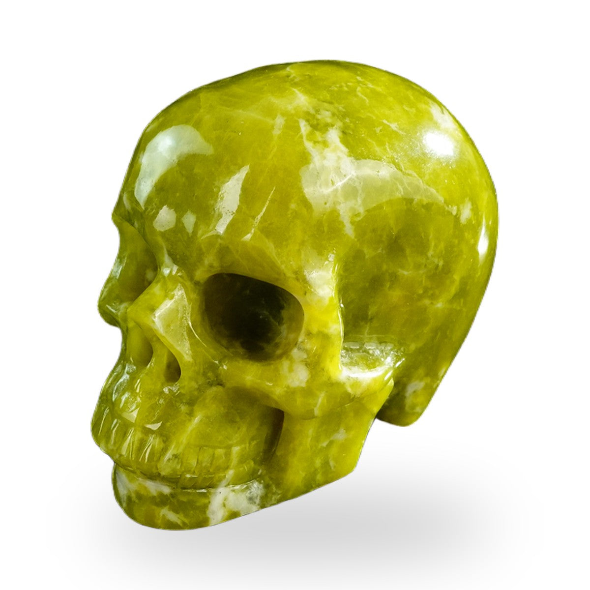 Serpentine crystal skull 3" SKH30XJ05 photo 7