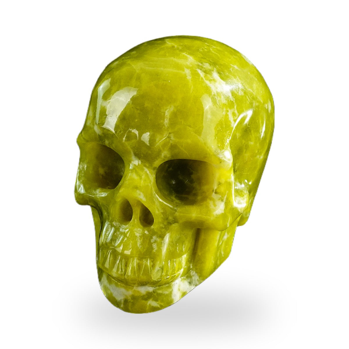 Serpentine crystal skull 3" SKH30XJ05 photo 8